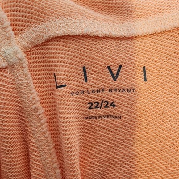 22W 24W Lane Bryant Orange Jogger Pant Sweatpants Pockets Livi Active Plussize - Picture 10 of 11